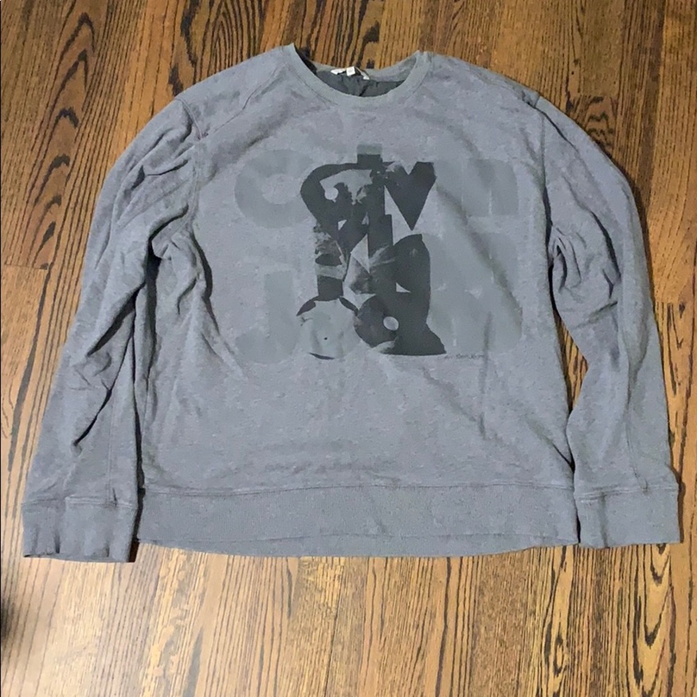 Calvin Klein Jeans Gray Sweater Size XXL